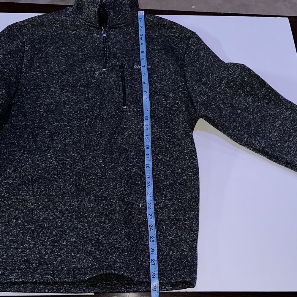 Realtree by Buckhorn River Men’s Heather Black 1/4 Zip Pullover Size Large - Picture 6 of 8